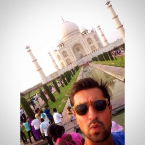 Stwfano Colicchio travel blogger India Taj Mahal