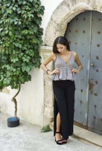 Fabiola Pezziniti so_we fashion blogger Zara pantaloni top milano fashion week milano moda donna2015