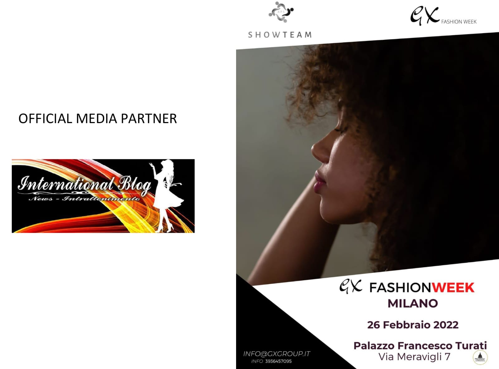 Gx Fashion Week, International Blog diventa media partner