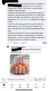 Alina Roxana Irinoiu brutalmente attaccata sui social, per il Campus Master, online