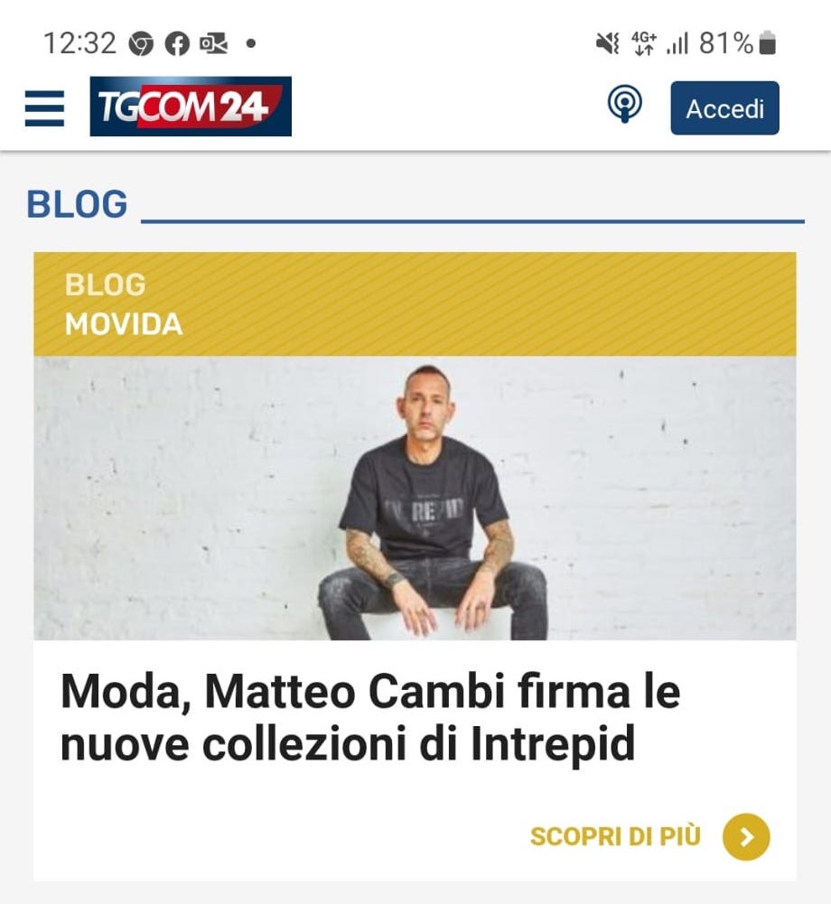 Matteo Cambi Intrepid
